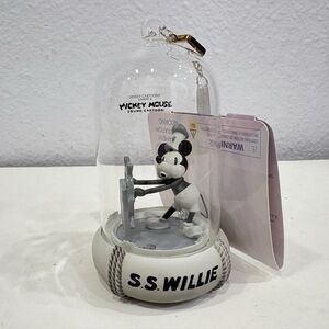 Disney 100 Steamboat Willie Light Up Sketchbook Christmas Ornament New with Tag